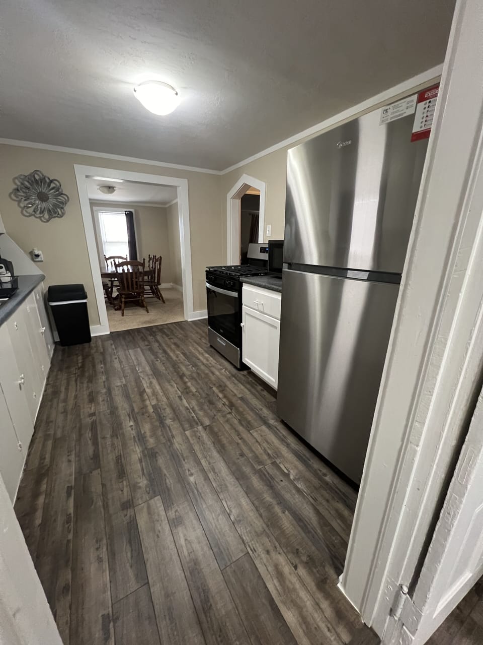 The farmhouse kitchen is small, but great!