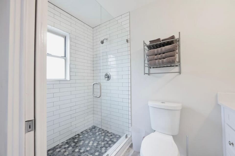 Primary bathroom walk in shower