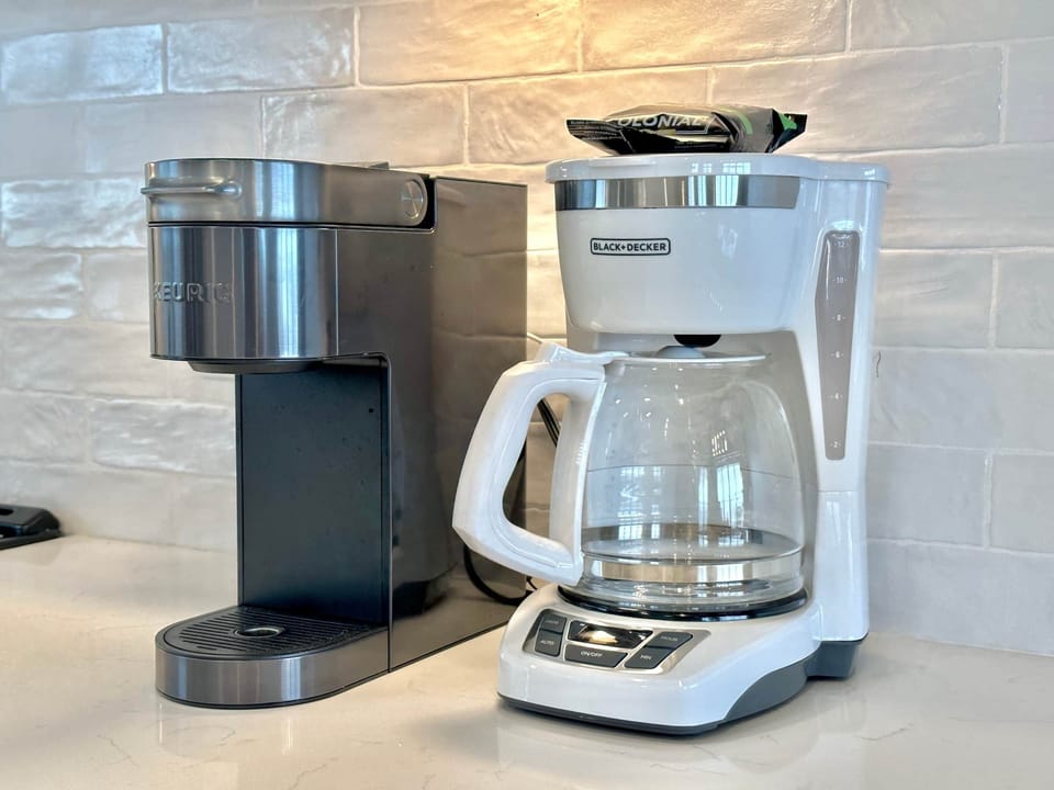 12 Cup and K Cup coffee makers for each kitchen