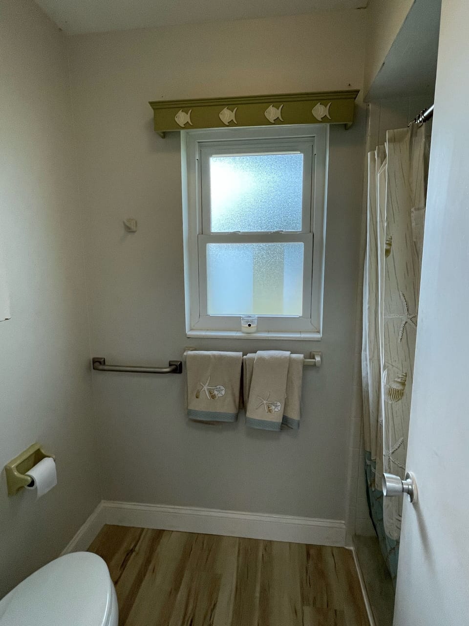Master bathroom.