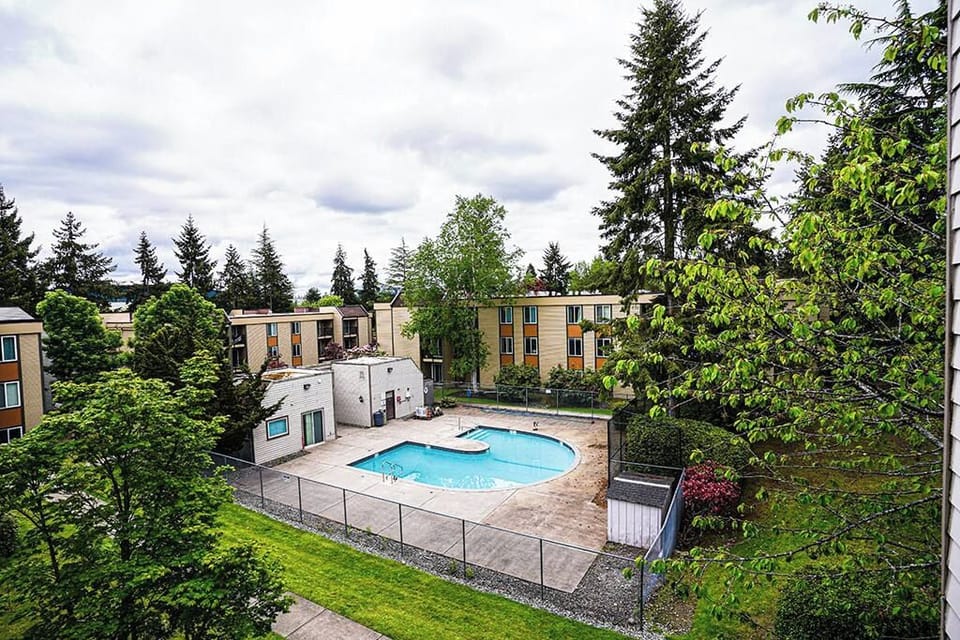 Nearby pool that you can see from your private balcony