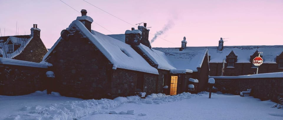 The cottage in winter