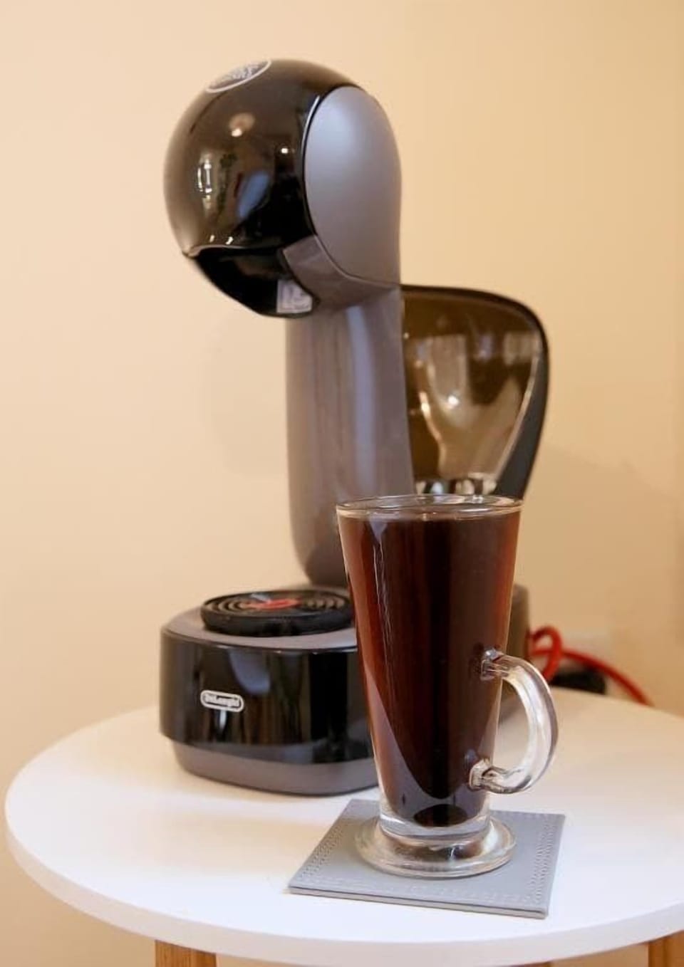 Savor delicious cups of coffee throughout your stay with the convenient coffee machine provided in the apartment.