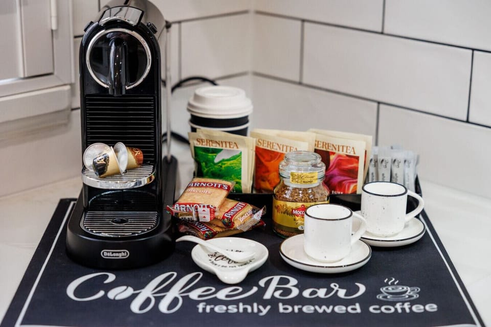 Coffee station stocked for your morning ritual