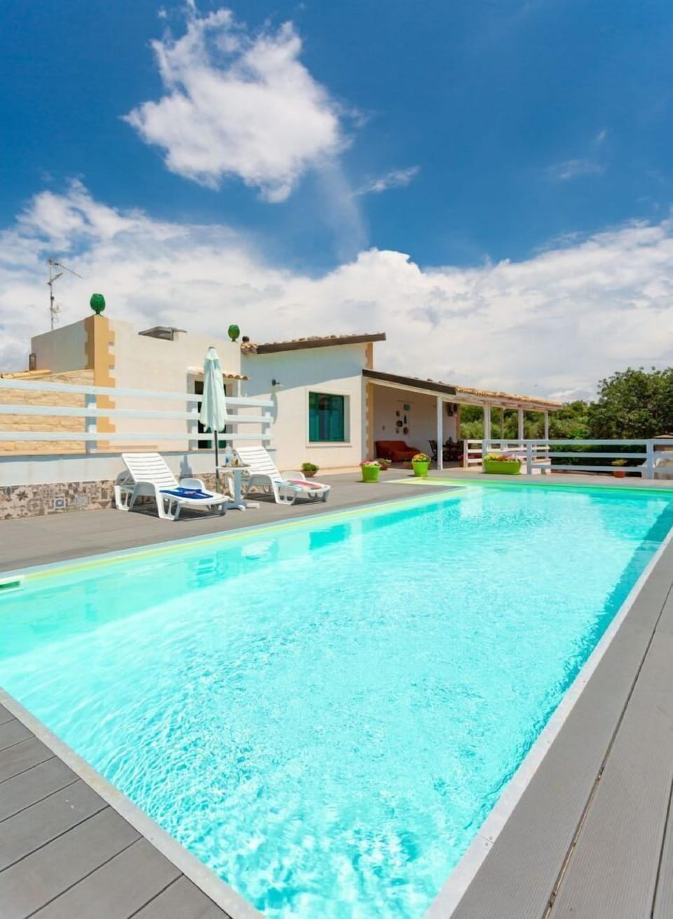 Beautiful villa with private pool and terrace with panoramic sea views