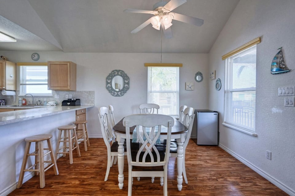 large dining area for gathering 
