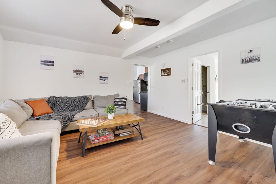 Elegant floors spread across the entire home. 