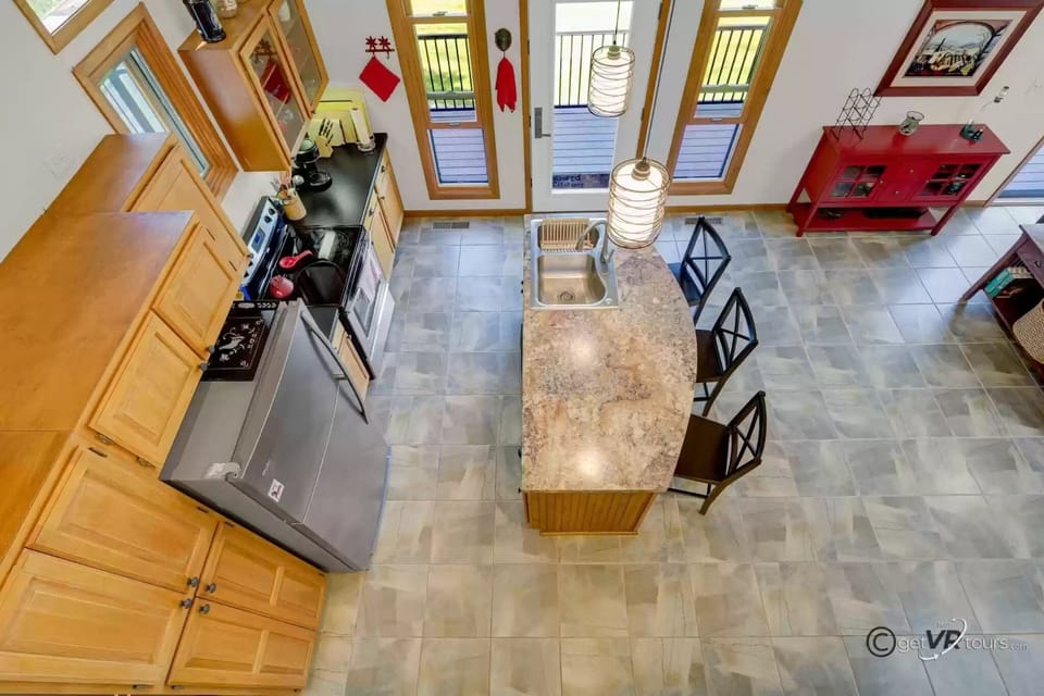 Kitchen from loft
