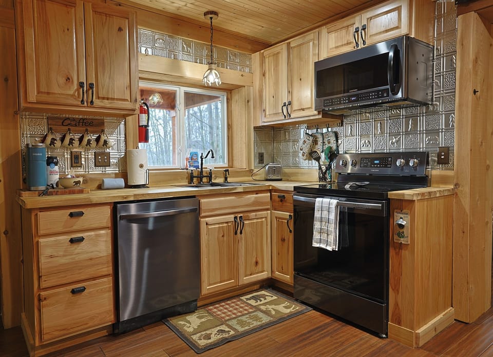 Kitchen-custom wooden cabinets