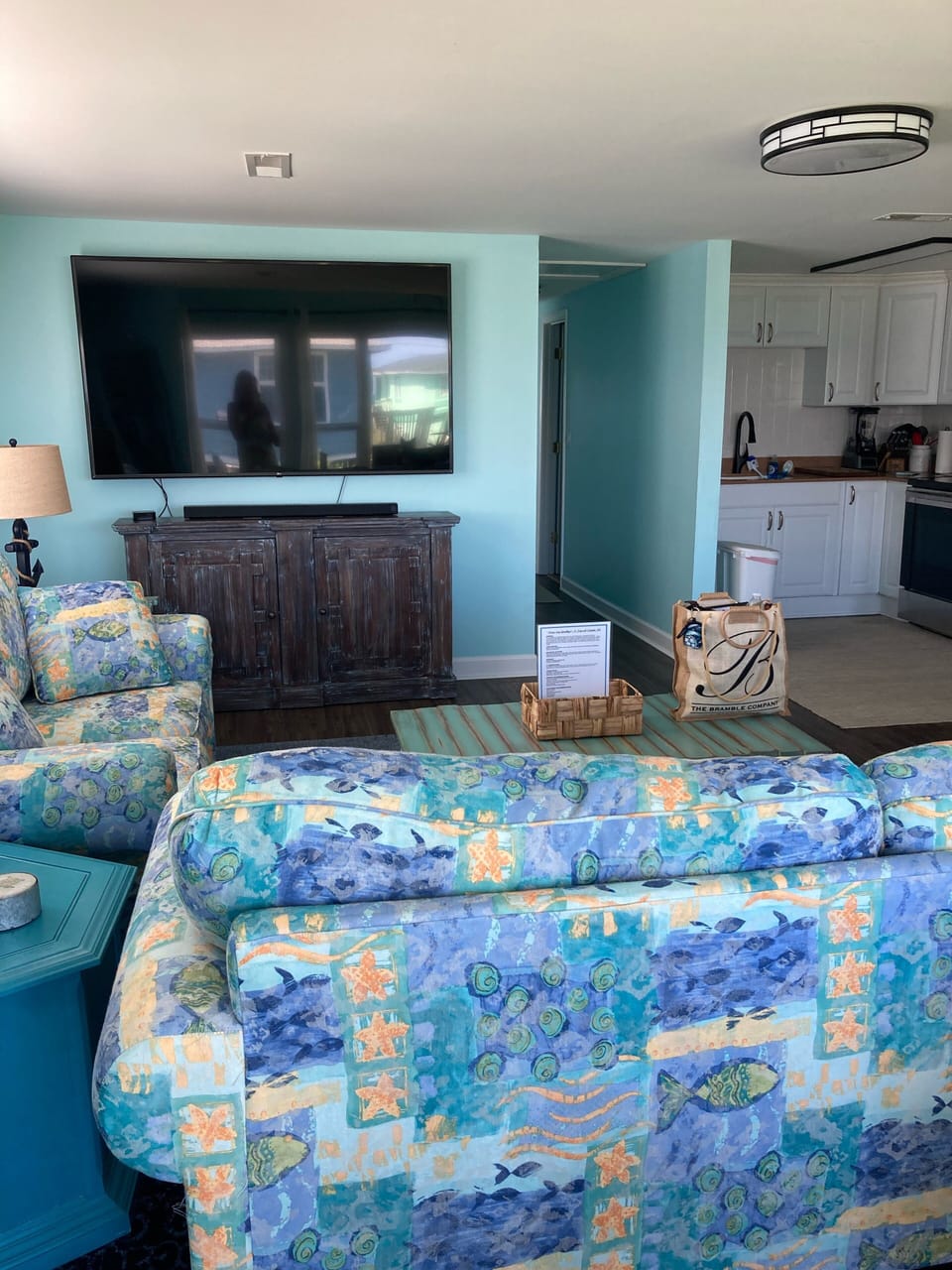 Love seat and full size pull out sofa
