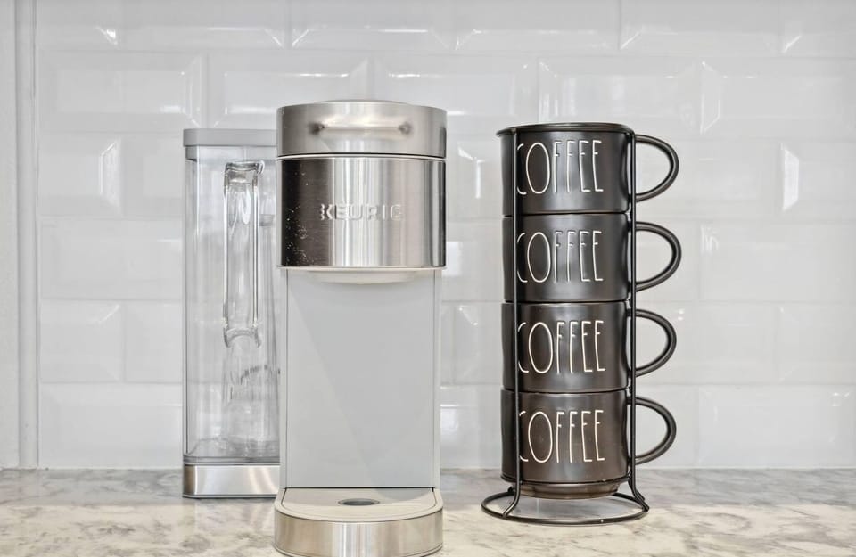 Keurig coffee + kcups provided