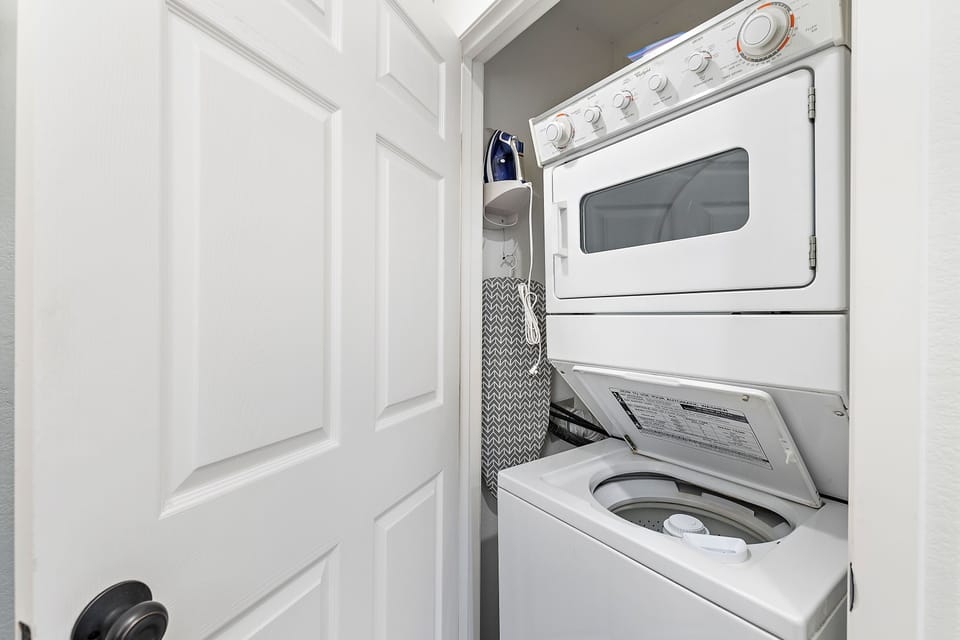 In unit washer and dryer