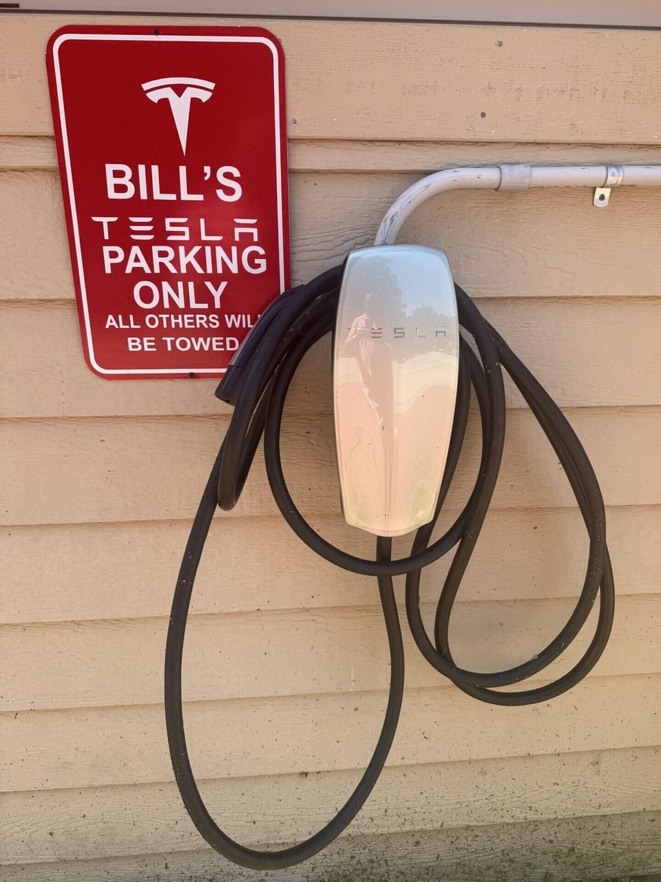 We have a Tesla charger as well as an adapter for other electric vehicles.
