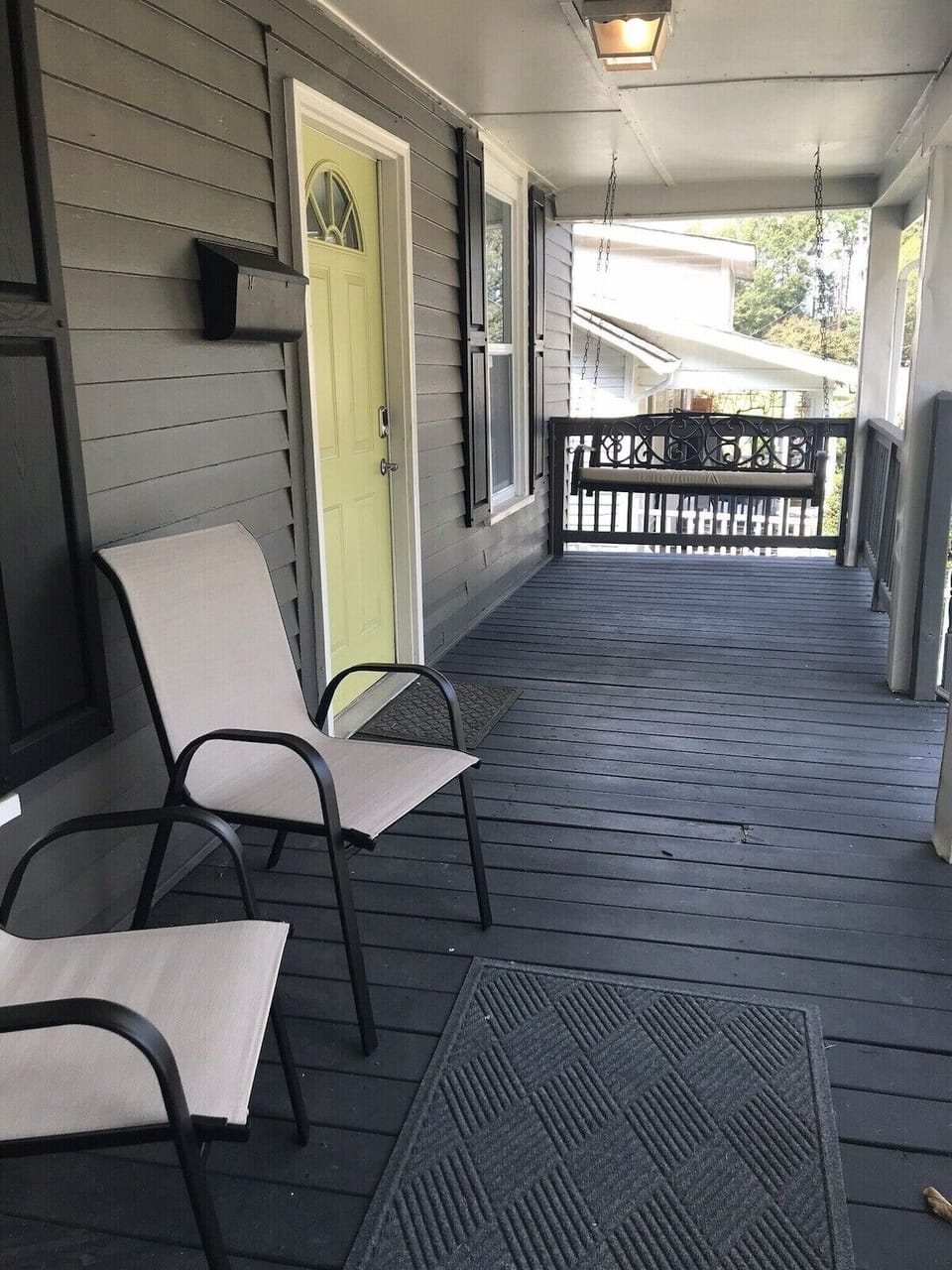 Front Porch with Swing