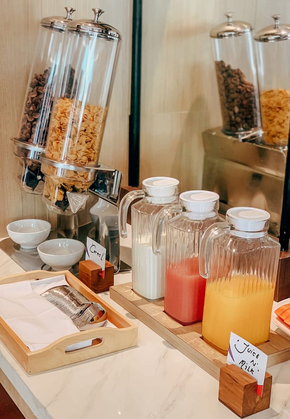 Daily to-go breakfast for a fee