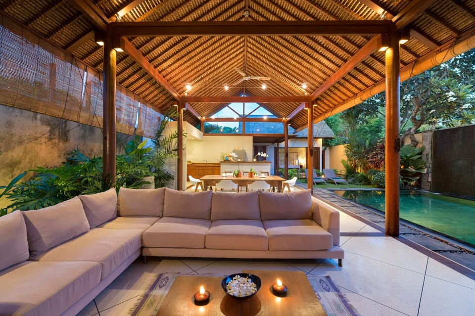Standard Villa, 2 Bedrooms, Non Smoking, Pool View | Living area | TV