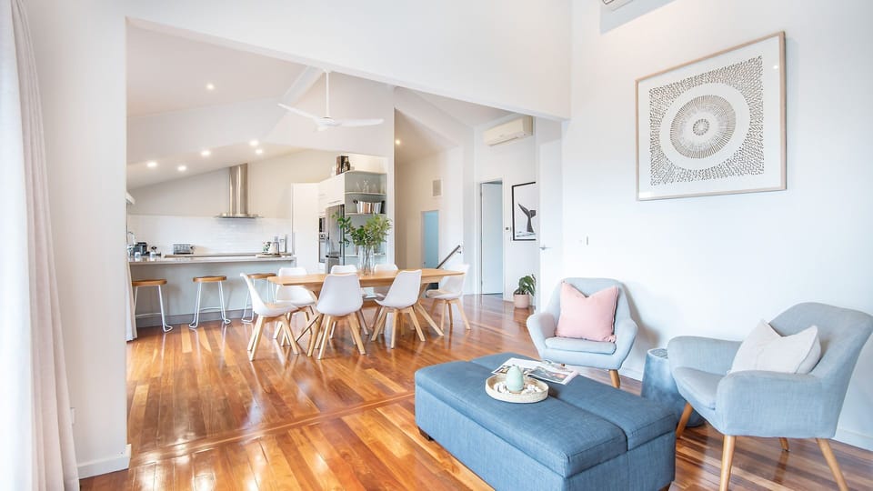 Light filled open plan living