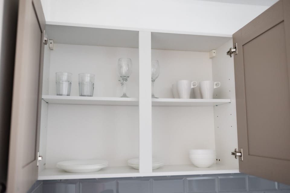 Classic Apartment | Private kitchen | Fridge, microwave, oven, stovetop