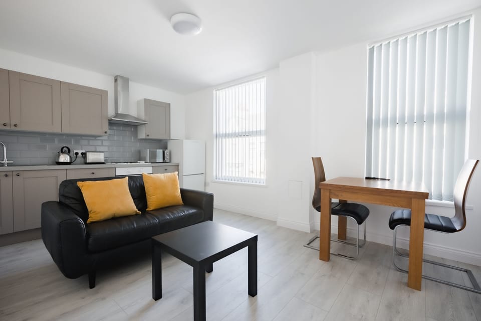 Classic Apartment | Living area | 42-inch Smart TV with digital channels, TV