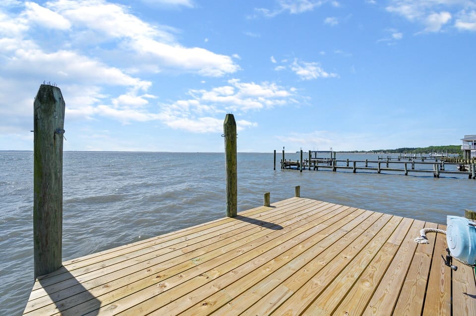 Take in that salty, sweet bay breeze.