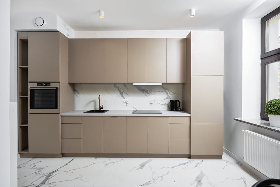 Comfort Condo | Private kitchen | Fridge, oven, stovetop, dishwasher