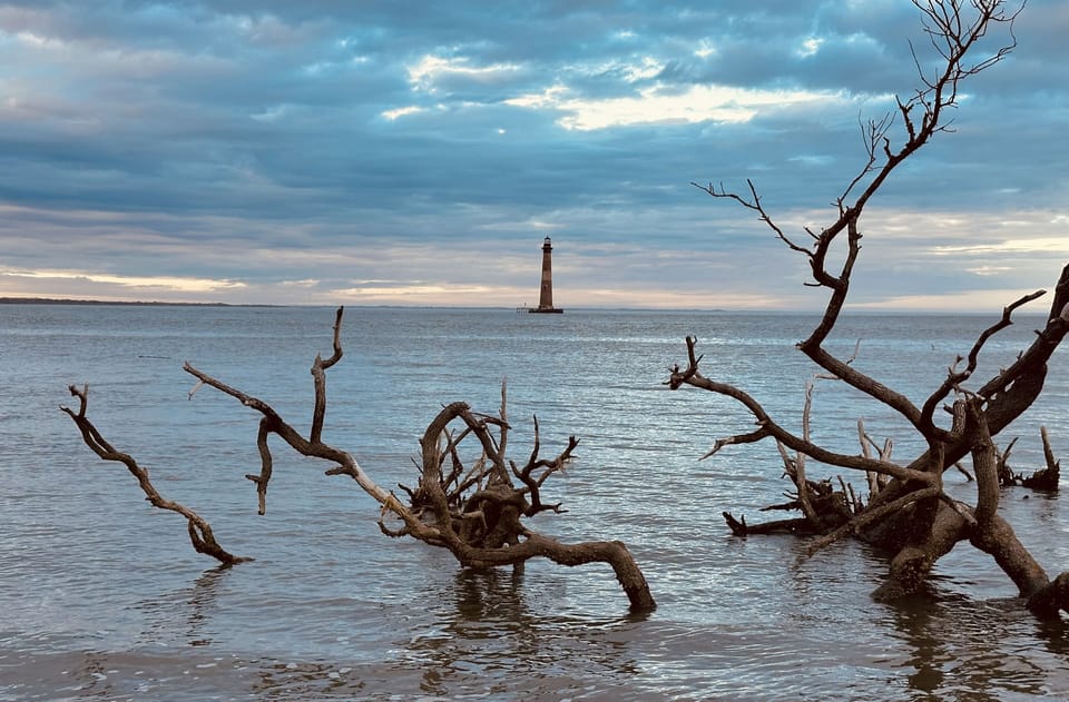 Experience the raw beauty of the coast at the nearby Morris Island Ligthhouse