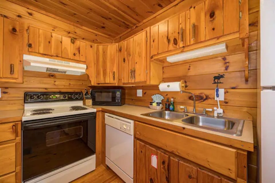 Whip up meals for the whole family in our well-stocked kitchen.