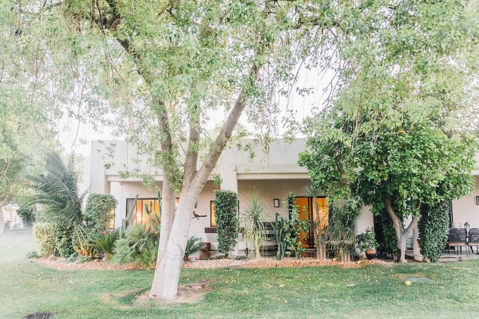 Its one level, end unit condo, surrounded by golf course and green lawn.