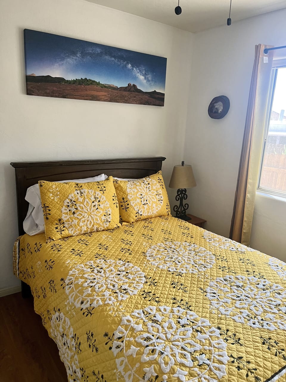 Cholla Room has a full size, trundle bed with a large closet