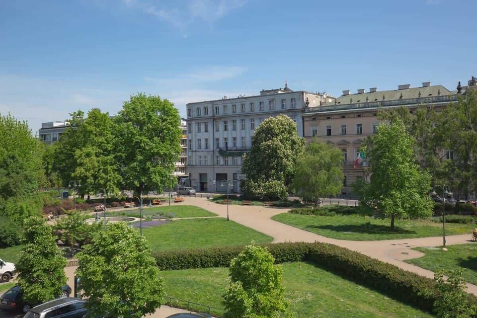 The atmospheric building is located in the heart of the capital.