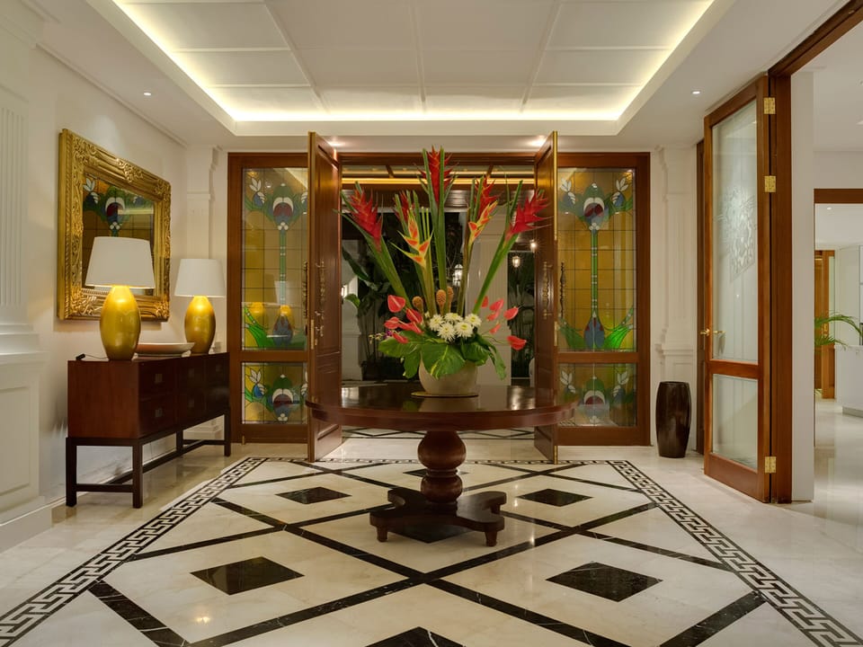 Interior entrance