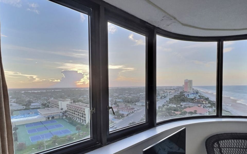 Beautiful sunsets overlooking the Halifax River, Ormond Beach and the Atlantic