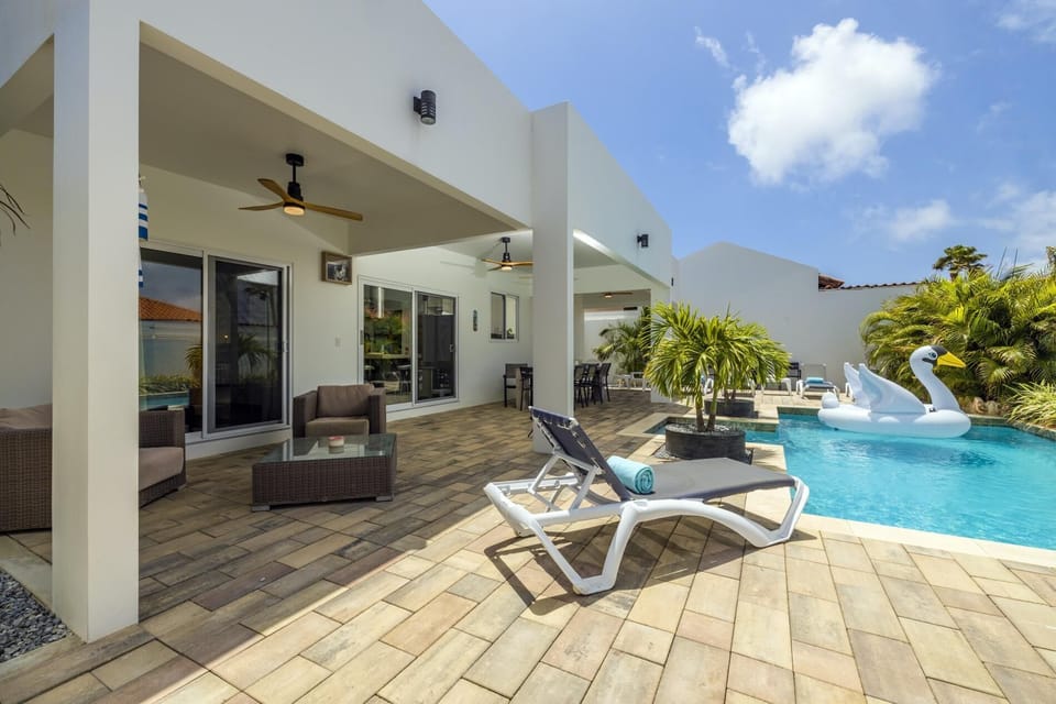 An amazing outdoor pool that is perfect for your family vacation