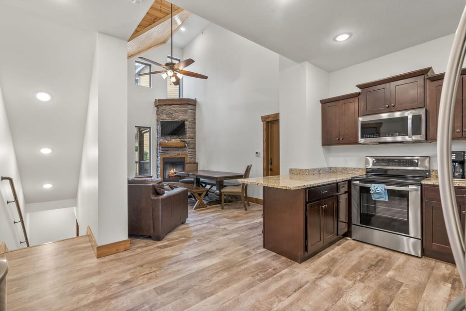Kitchen and Stairs to Lower Level