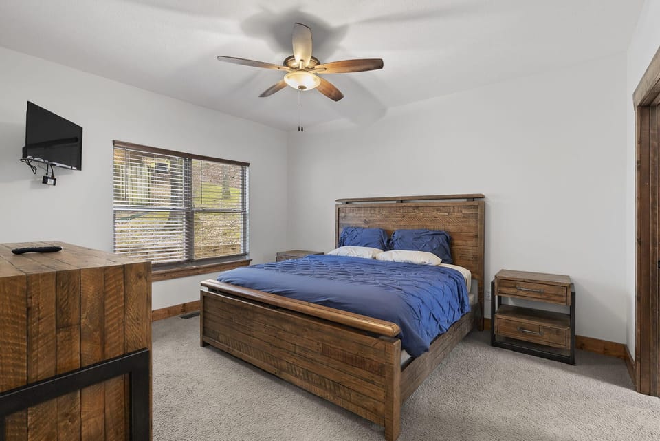 Bedroom2~ Upstairs- King Size Bed