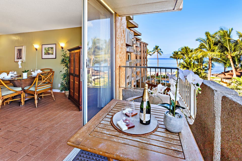 Sip prosecco with ocean views