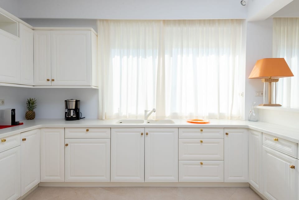 Villa | Private kitchen | Espresso maker, coffee/tea maker, electric kettle, highchair