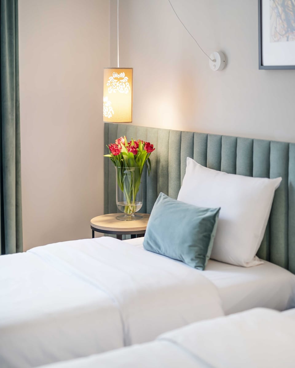 Deluxe Double or Twin Room | Hypo-allergenic bedding, desk, soundproofing, iron/ironing board