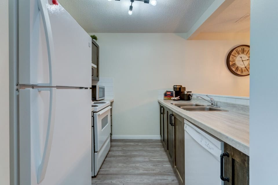 The kitchen.