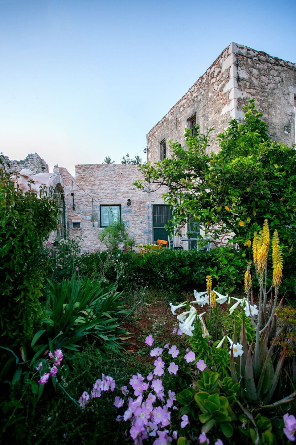 Exterior view of Cozy country house,4 guests,Renovated,Near tavern,cafe, beach,Mani,Greece