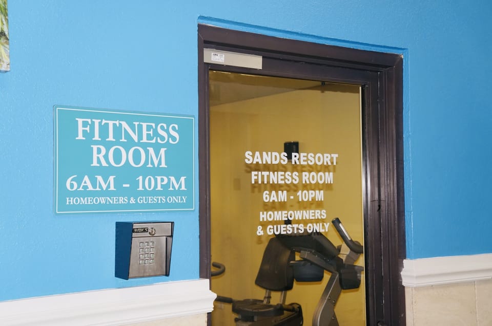Fitness room located on the main floor 