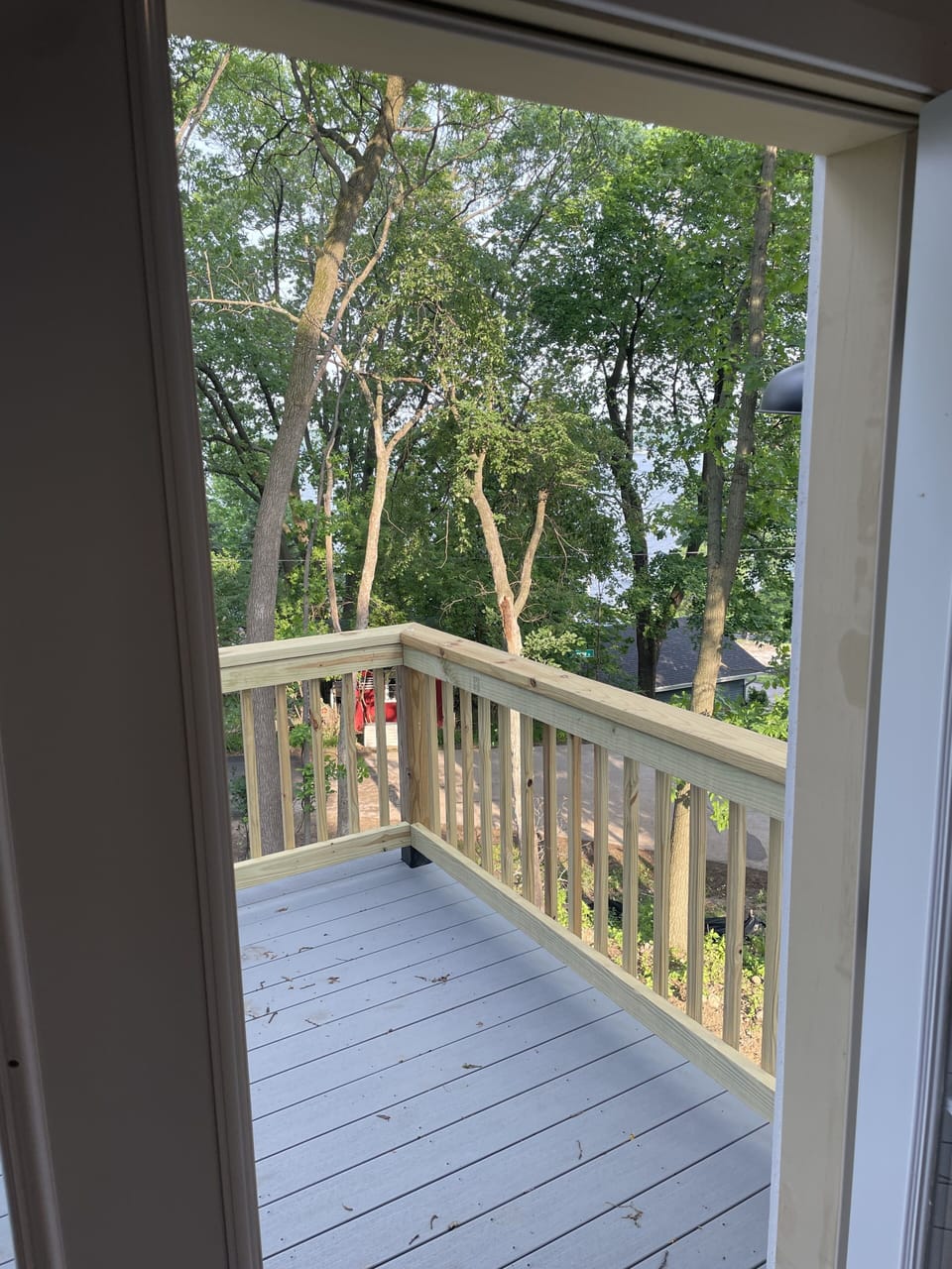 Upper level porch