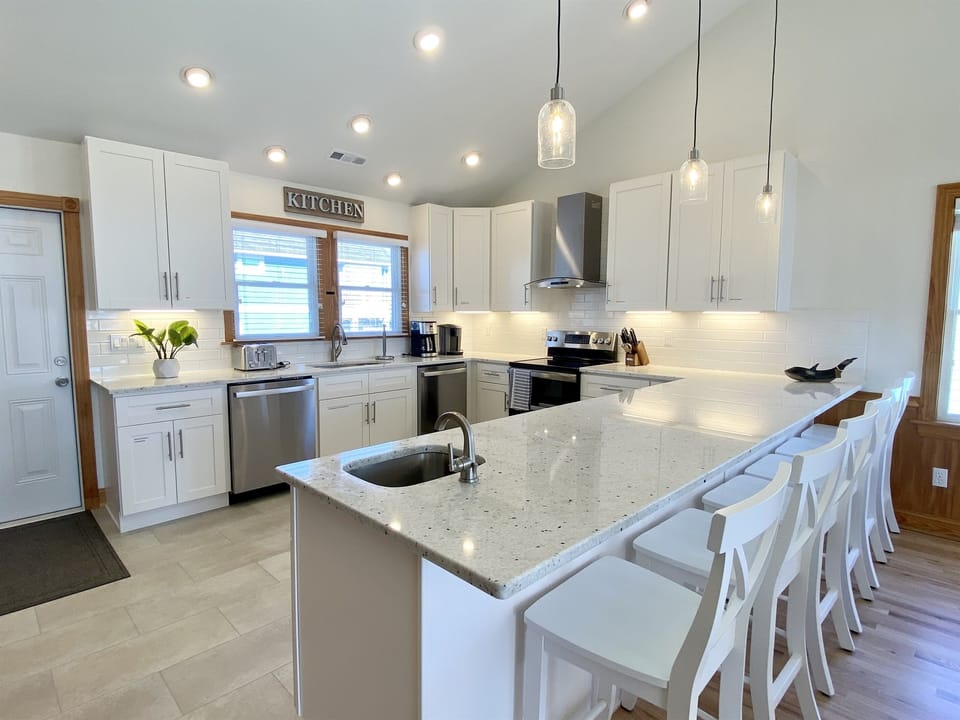 Tons of Counter Space!  Stocked Kitchen! - Hosted by BeachVacationsOBX