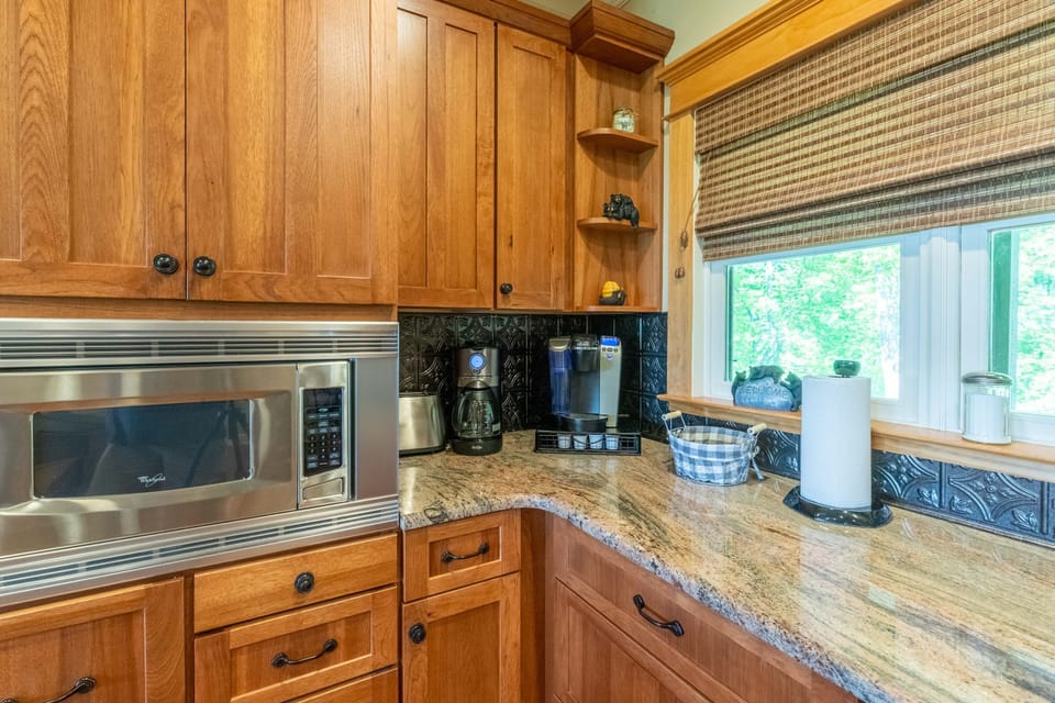 Coffee - Coffee nook in the kitchen with regular drip coffee pot and Keurig.