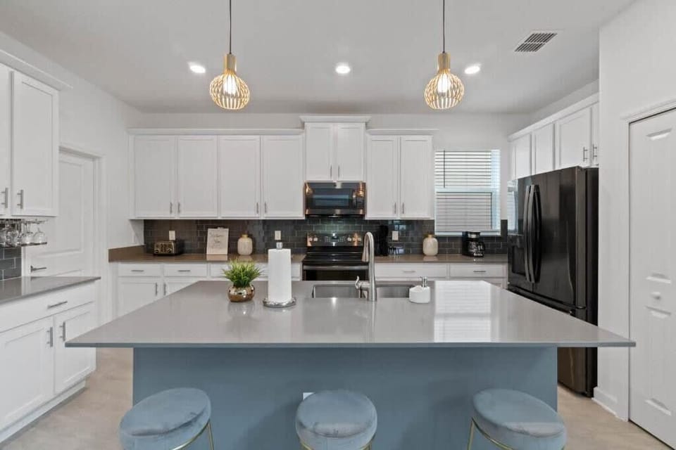 Back inside, our gourmet kitchen has everything you’ll need to cook and enjoy family meals together.