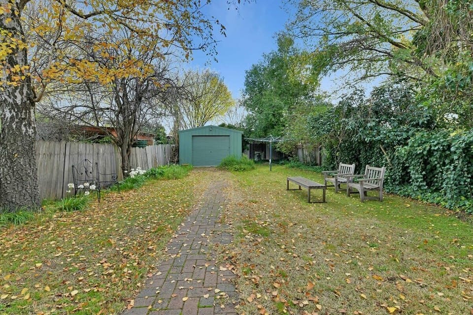 Pet friendly backyard
