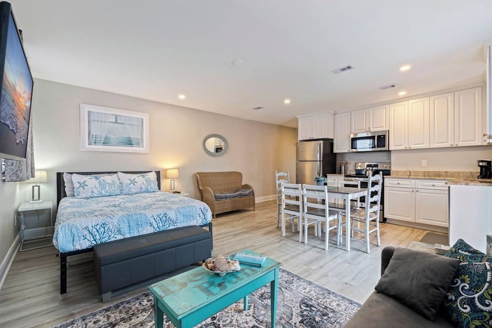 Comfortable Queen Bed with Space to Unwind