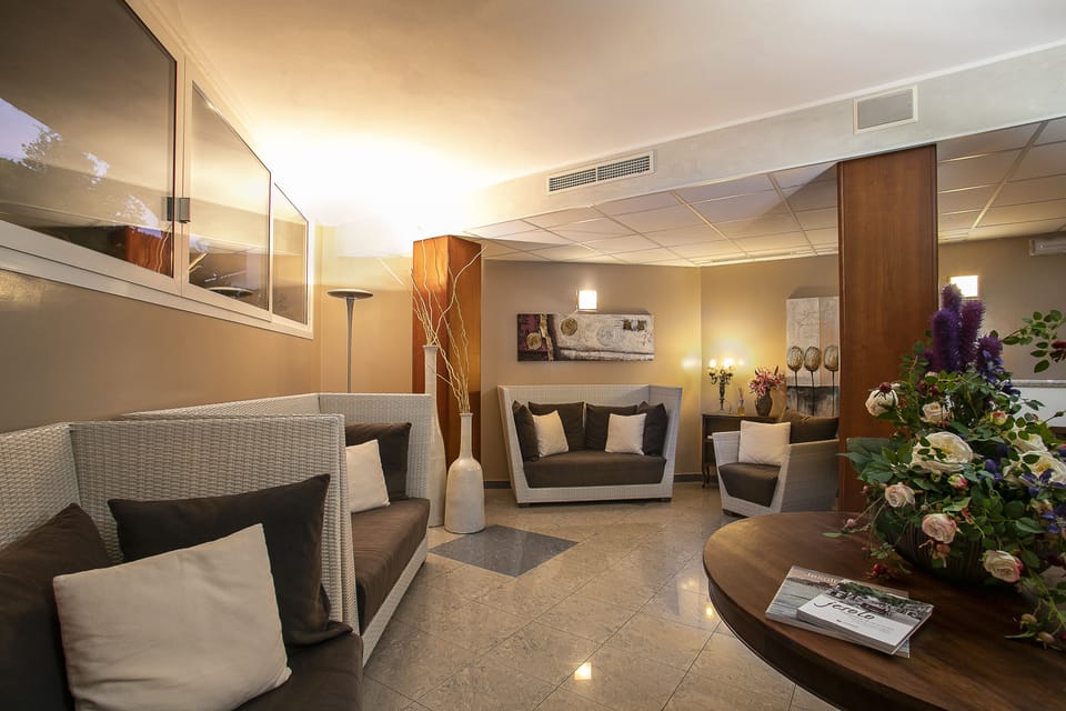 Lobby sitting area