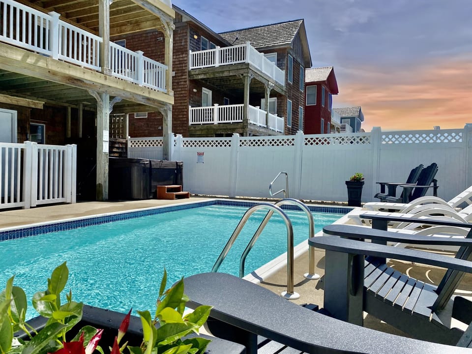 Heated Pool and Luxury Hot Tub  - Hosted by BeachVacationsOBX