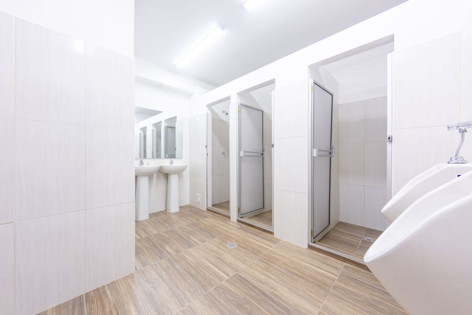 Standard Studio | Bathroom | Shower, designer toiletries, towels, soap